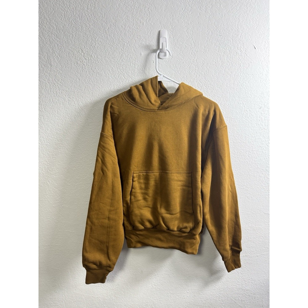 Yeezy x GAP Perfect Hoodie Brown Size S Double Layered YZY NEW Unreleased